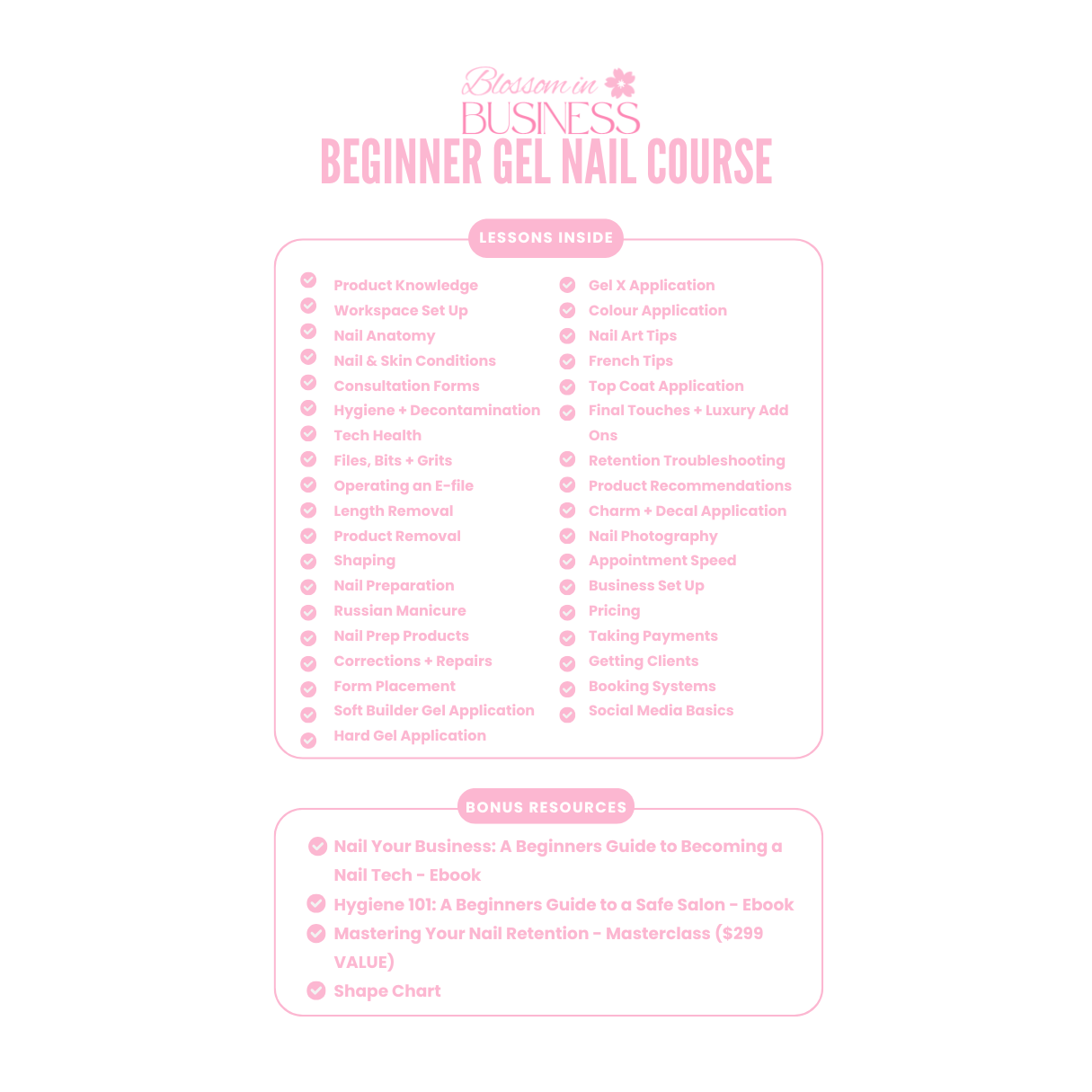 Beginner Gel Nail Course - Online