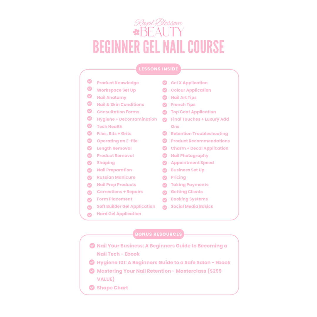 Beginner Gel Nail Course - Online